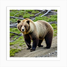 Grizzly Bear 10 Art Print