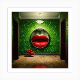 Room With A Mirror Art Print