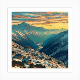 Alpine Serenity 17 1 Art Print