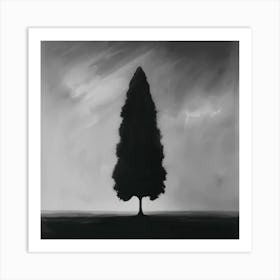 Tree Magritte Art Print