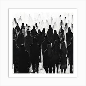 'The Crowd' 4 Art Print