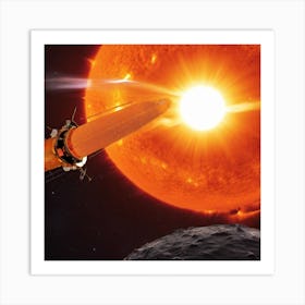 Artist'S Impression Of A Spacecraft Art Print