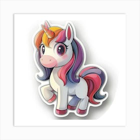 Unicorn Sticker 135 Art Print