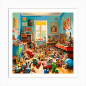 Room Filled With Toys Art Print