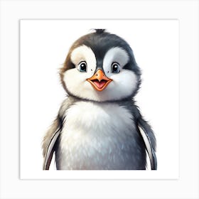 Cute Penguin Art Print