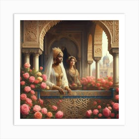 beautiful lady2 Art Print