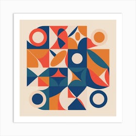 Abstract Geometric Pattern 5 Art Print