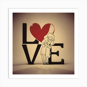 Love 12 Art Print