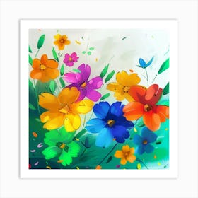 Wild Flowers Art Print