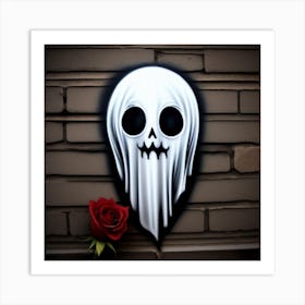 Ghost Wall Art Art Print