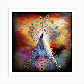 Peacock 8 Art Print