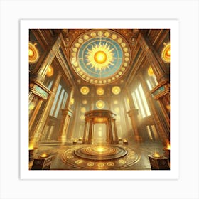 A Majestic View Of The Helios Chambers Art Print