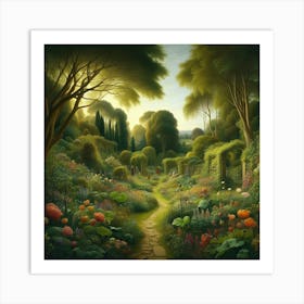 Garden Path 19 Art Print