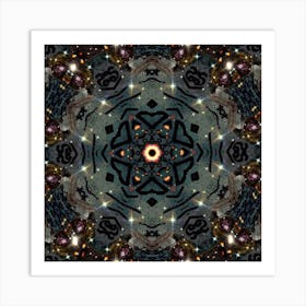 Ouija Abstract Mandala Art Print