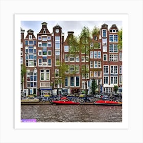 Amsterdam Canals Art Print