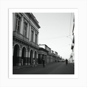 Street Scene In Havana Art Print