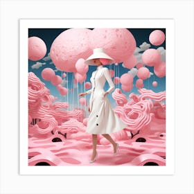 Pink Clouds Art Print