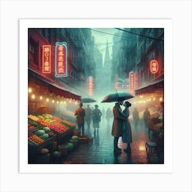 Hong Kong City Art Print