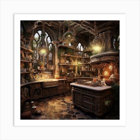 Fairytale Kitchen 1 Art Print