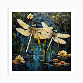 Dragonflies 52 Art Print