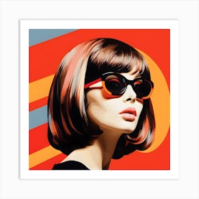 Mod Girl 5 Art Print