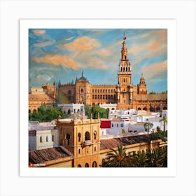 Seville Cathedral Art Print