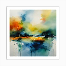 Nube De Colores Art Print