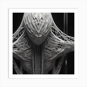 Wire Sculpture Art Print