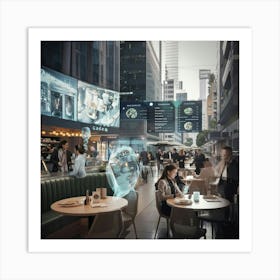 Sydney'S Smart City Art Print