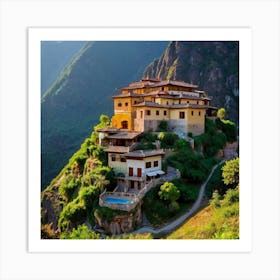 House In The Mountains 3 Art Print