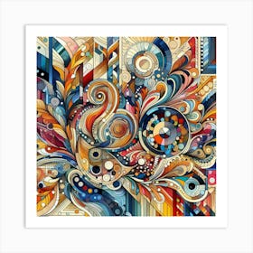 Abstract Abstract Painting 2 Art Print