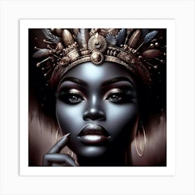 African Beauty Art Print