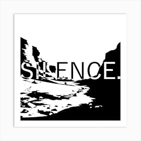 The silence Art Print