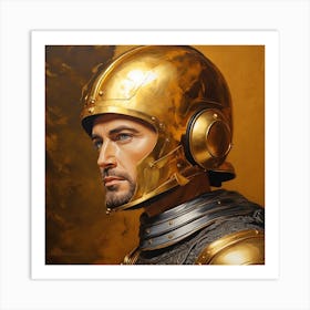 Portrait Of A Knight Art Print