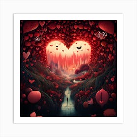 Surreal Love Garden By Csaba Fikker 6 Art Print