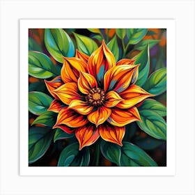 Dahlia 2 Art Print