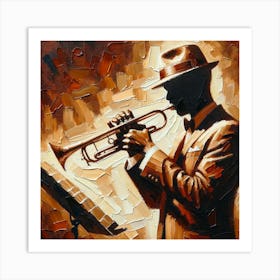 Jazz Musician Art Print