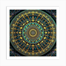 Mandala of Prosperity Art Print