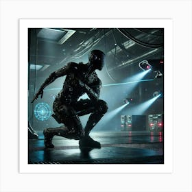 A Sci Fi Scene Showcasing Specter Stealth Master Art Print