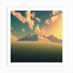 Landscape - Landscape Stock Videos & Royalty-Free Footage 3 Art Print