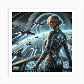 Lysara Stratos Scifi Art Print