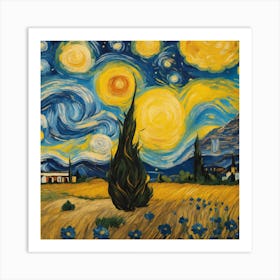 Starry Night 55 Art Print