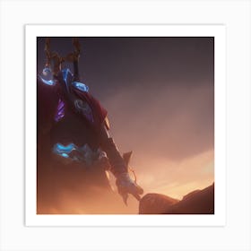 Demon From League Of Legends Art Print