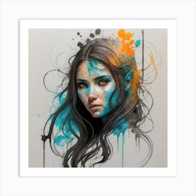 Elven Girl Art Print