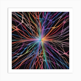 Neuron Star Art Print