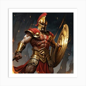 Spartan Warrior 5 Art Print