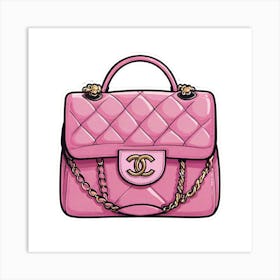 Chanel bag Art Print