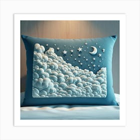 Clouds And Stars Art Print