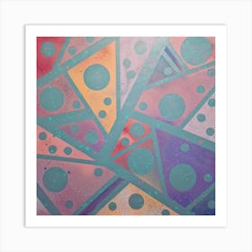 Geometrical Abstract Painting Art Print