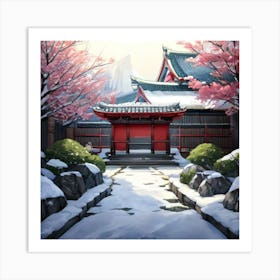 Japanese Garden Art Print